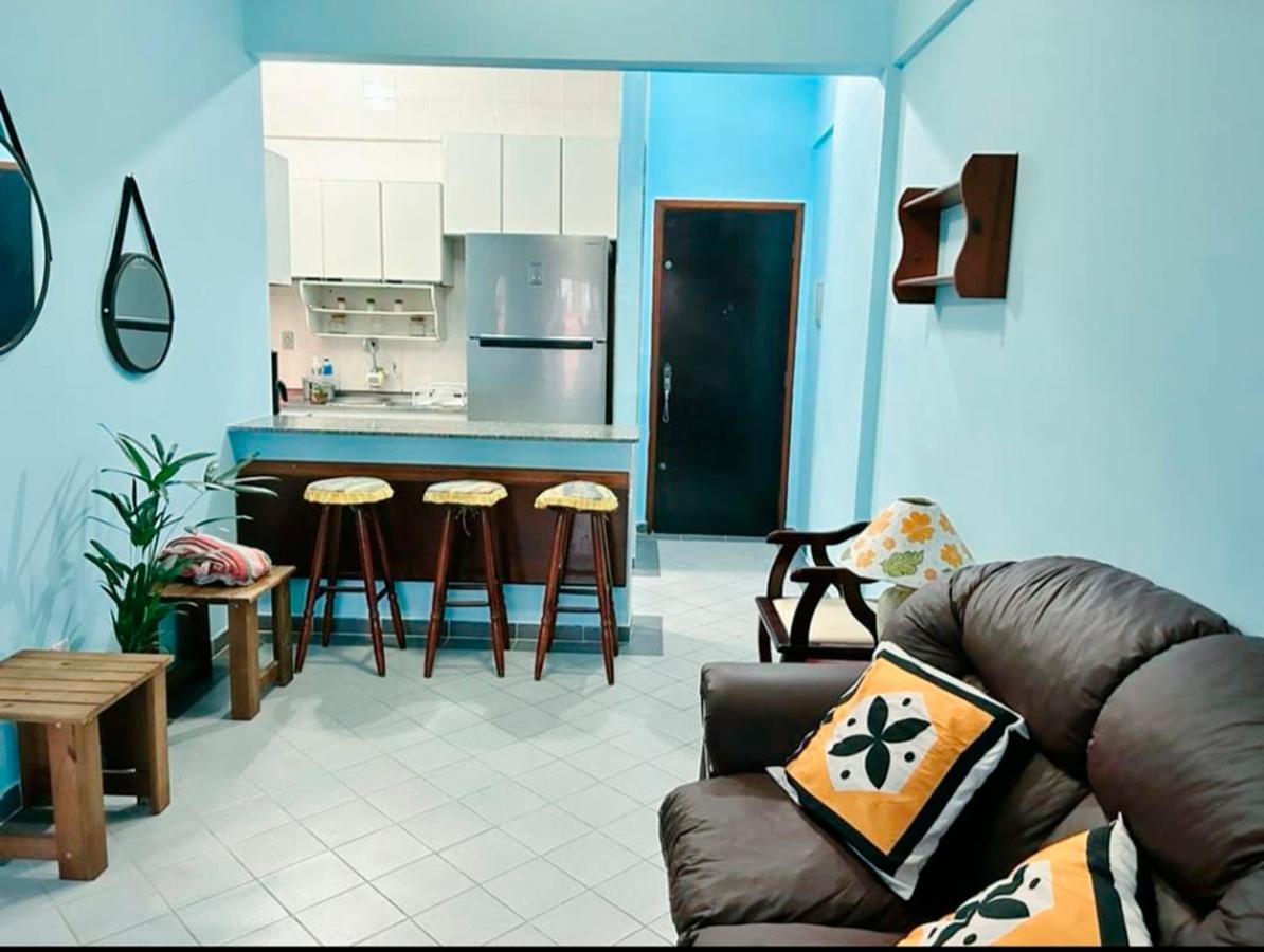 Apartamento Ap Beira-Mar Com Wi-Fi E Garagem Mongaguá Exterior foto