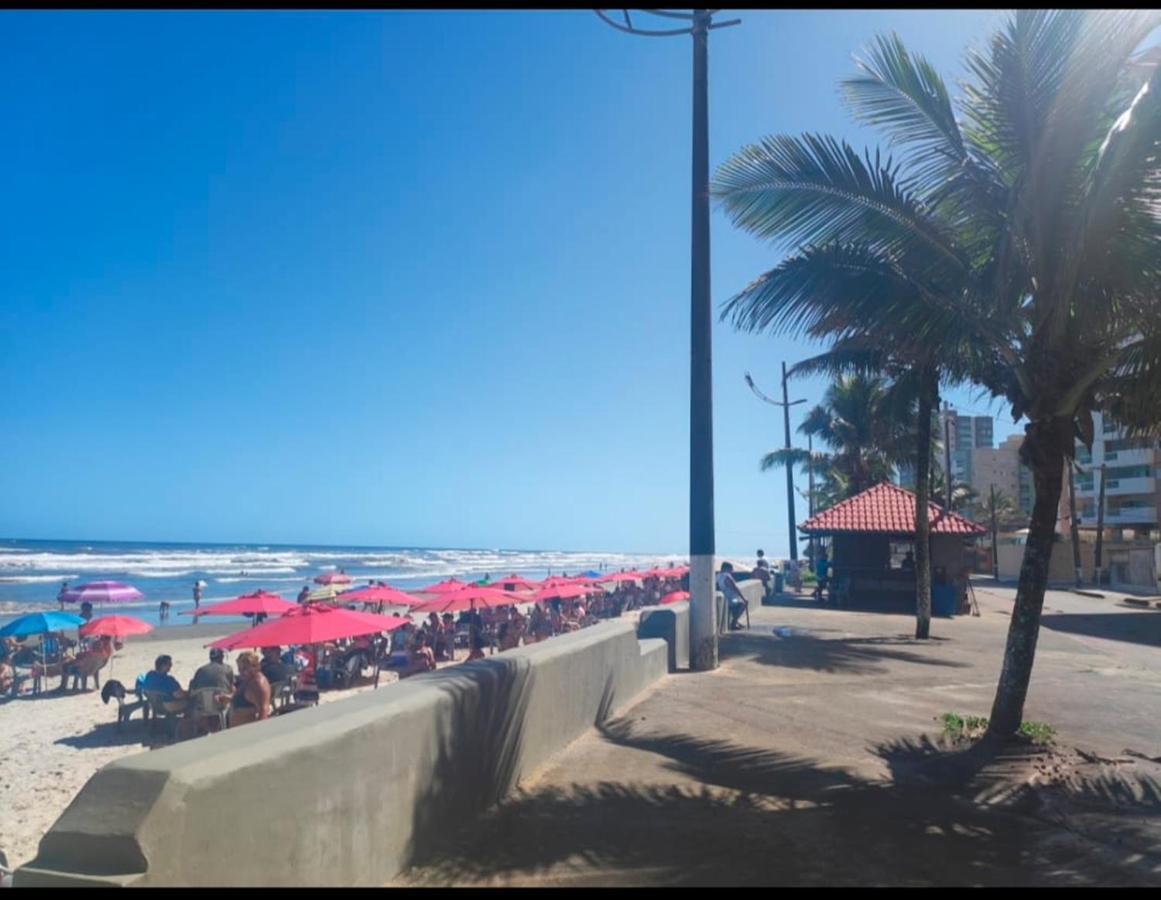 Apartamento Ap Beira-Mar Com Wi-Fi E Garagem Mongaguá Exterior foto