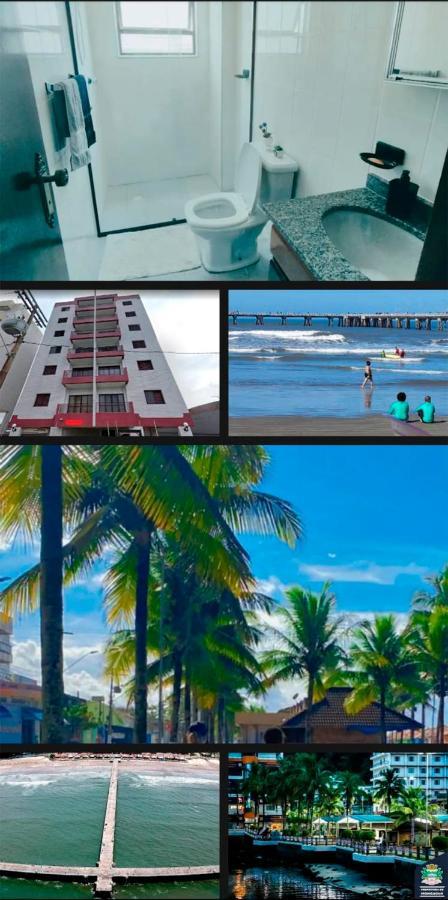 Apartamento Ap Beira-Mar Com Wi-Fi E Garagem Mongaguá Exterior foto